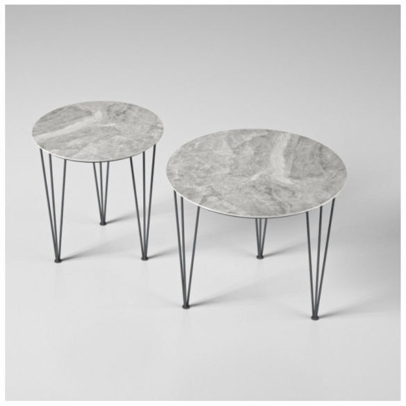 TAVOLINO ROTONDO PIRAMIDE 1061-G, 1062-G, 1063-G - MACONI