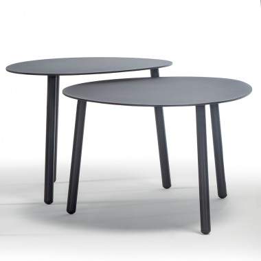 Tavolino Corinto Avana Sofa' in alluminio - La Seggiola