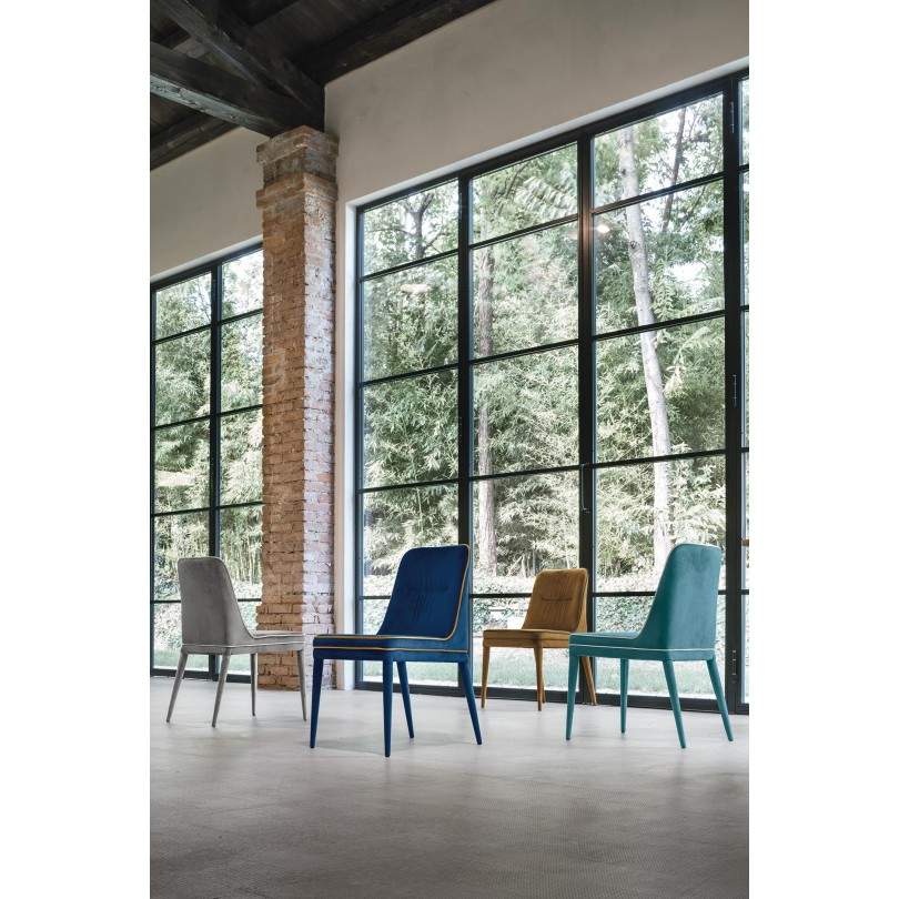 Sedia DALLAS con rivestimento in...