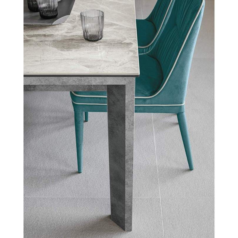 Sedia DALLAS con rivestimento in...