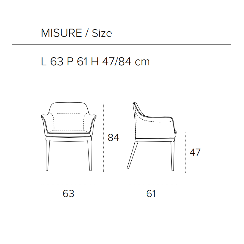Poltrona Dallas rivestimento in... Poltrona Dallas rivestimento in...