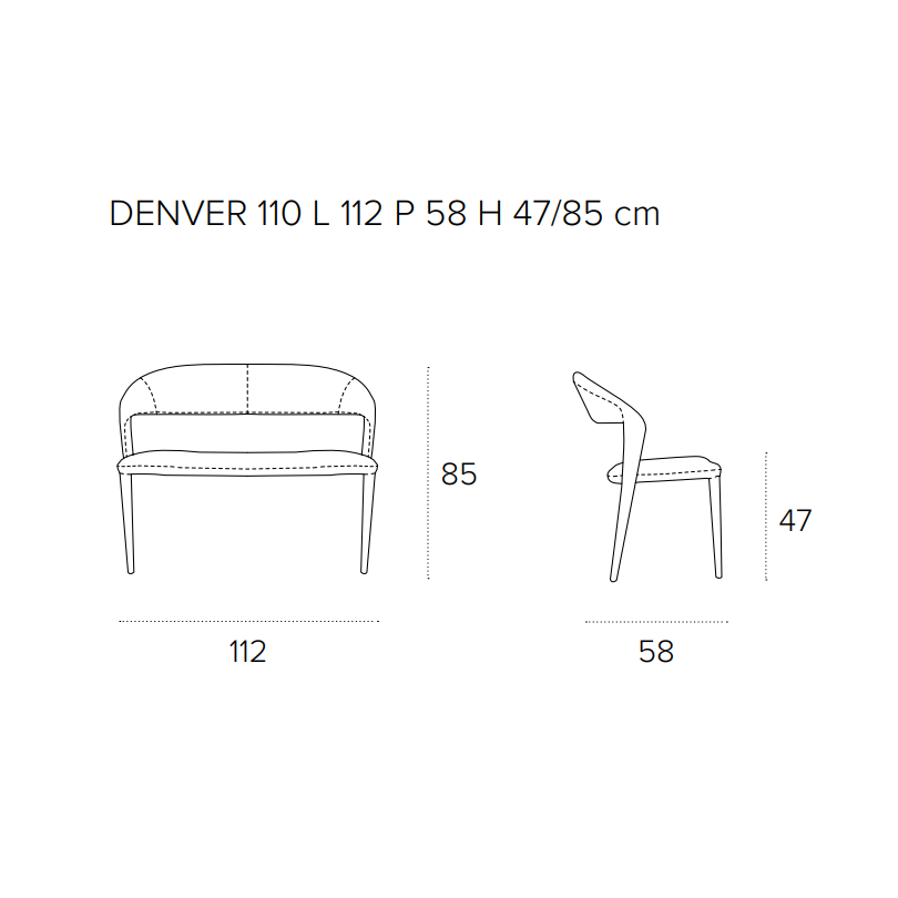 PANCA DENVER con rivestimento in... PANCA DENVER con rivestimento in...