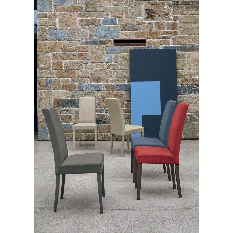 Sedia LUGANO con struttura in legno... Sedia LUGANO con struttura in legno...