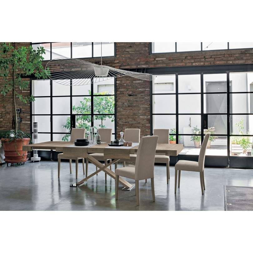 Sedia LUGANO con struttura in legno... Sedia LUGANO con struttura in legno...