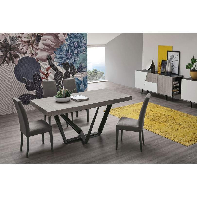 Sedia LUGANO con struttura in legno... Sedia LUGANO con struttura in legno...