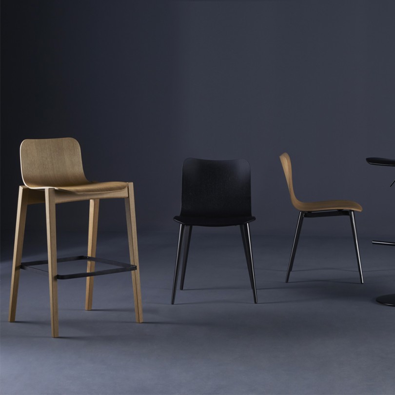 Sedia DANDY.W realizzata in legno di...