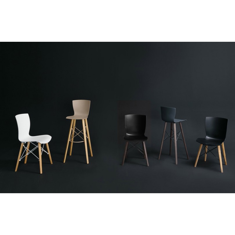 Sedia RAP WOOD struttura in legno di...