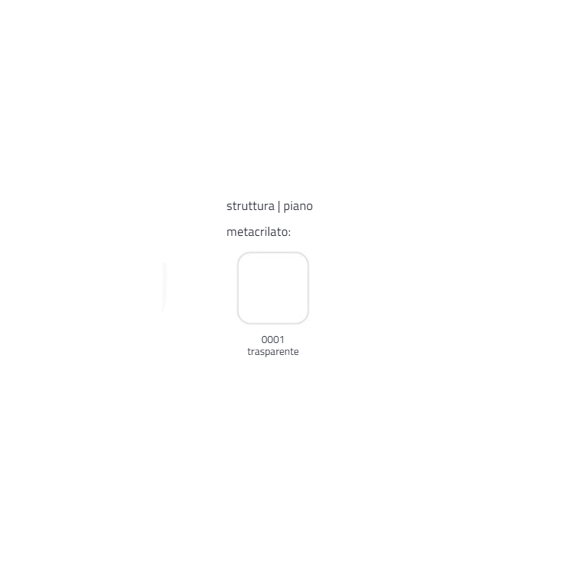 Tavolo OSTE in metacrilato...