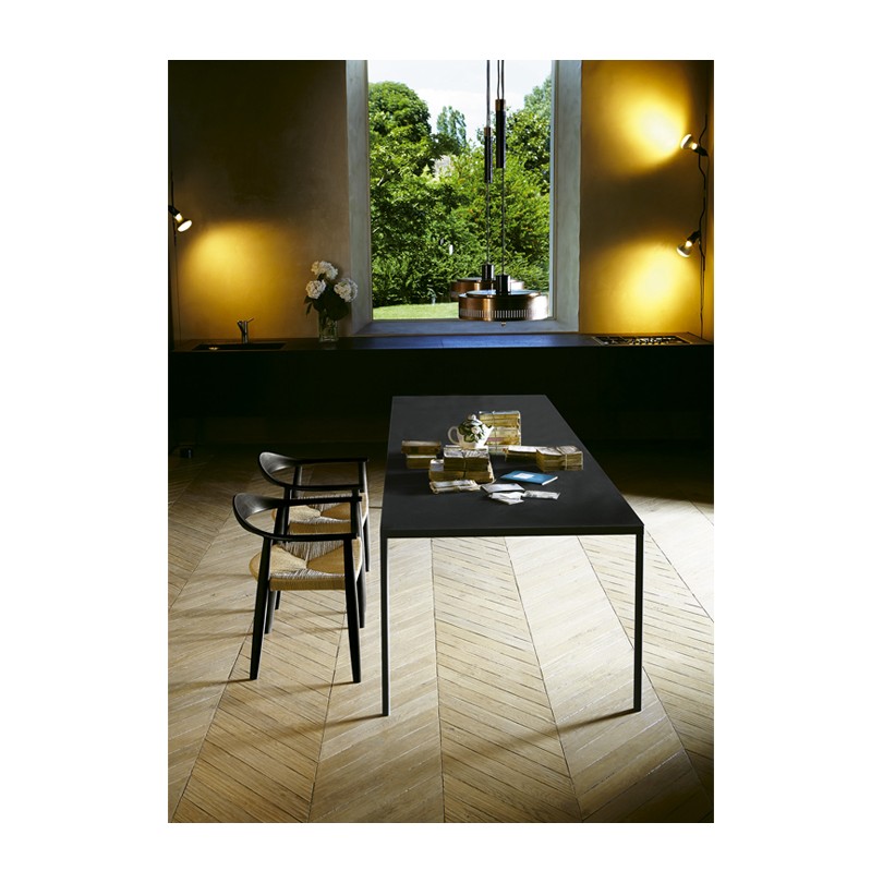 Tavolo PURE EVO piano lamiera acciaio... Tavolo PURE EVO piano lamiera acciaio...