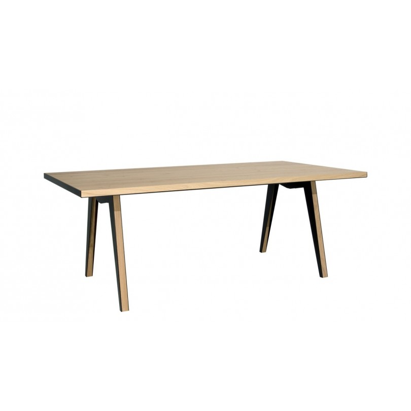 Tavolo SKIN struttura e piano in...