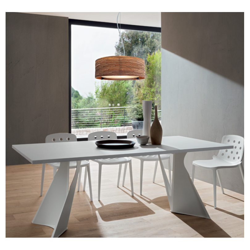 Tavolo CLAUDIO struttura in metallo -...