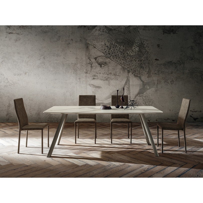 Tavolo fisso NICOLA struttura in...