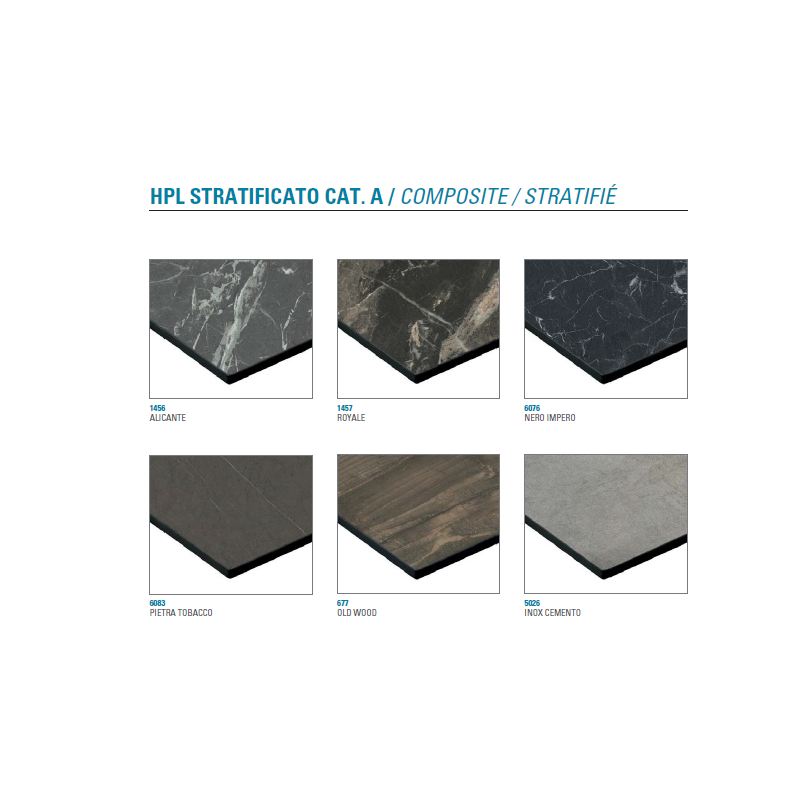 Tavolo fisso NICOLA struttura in...