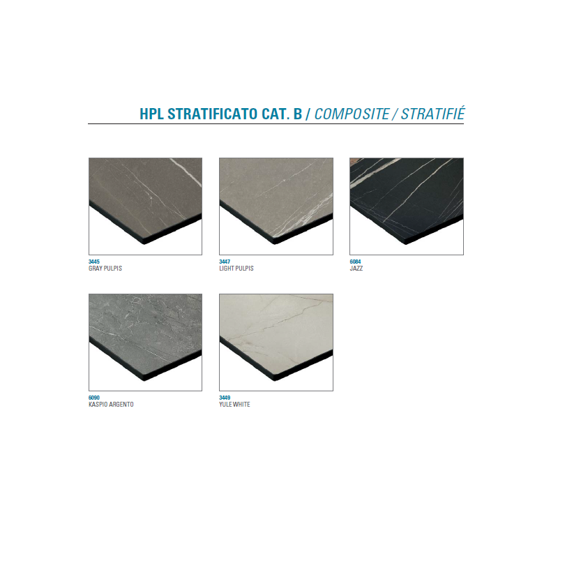 Tavolo fisso NICOLA struttura in...