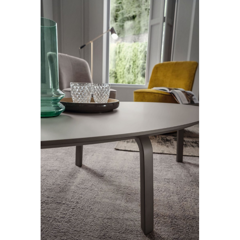 Tavolino Gioia piano in MDF laccato -...