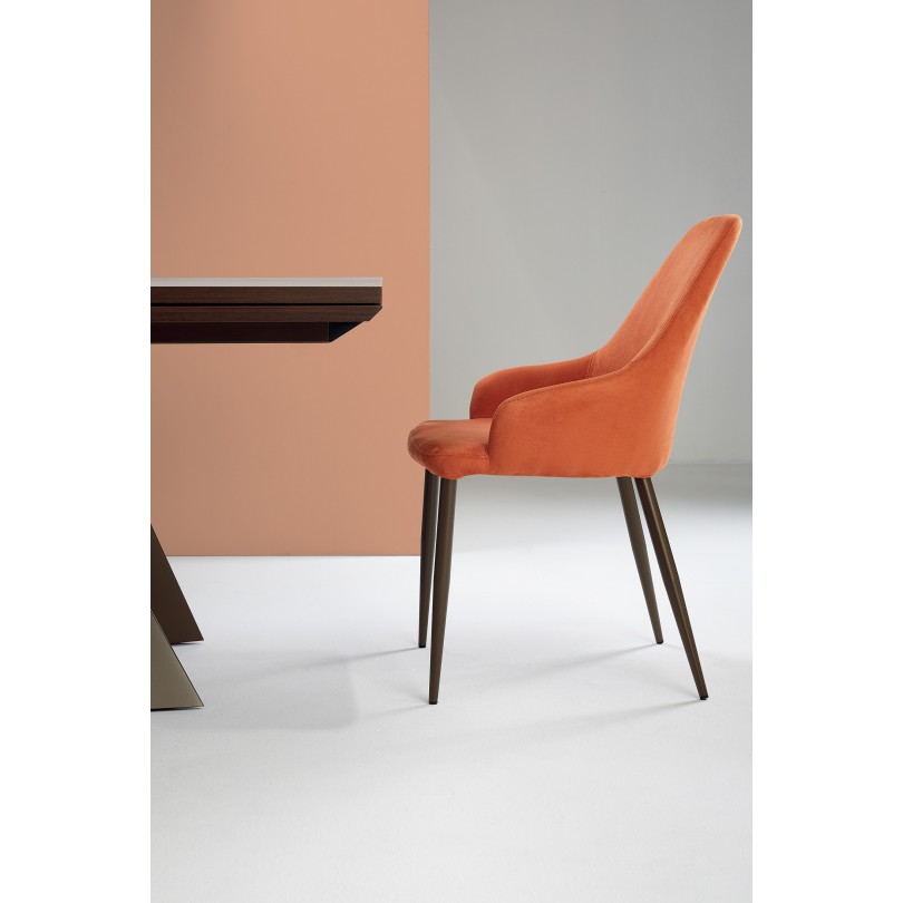 Sedia Matilda rivestimento in...