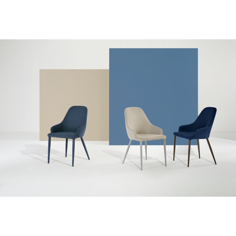 Sedia Matilda rivestimento in...