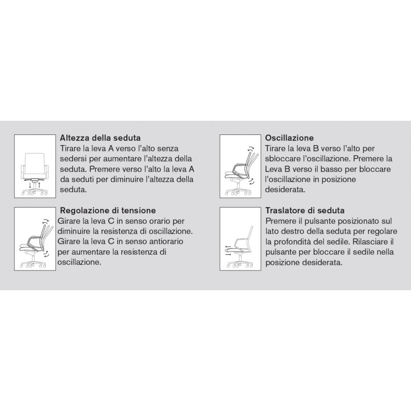 Sedia direzionale CELINE con... Sedia direzionale CELINE con...