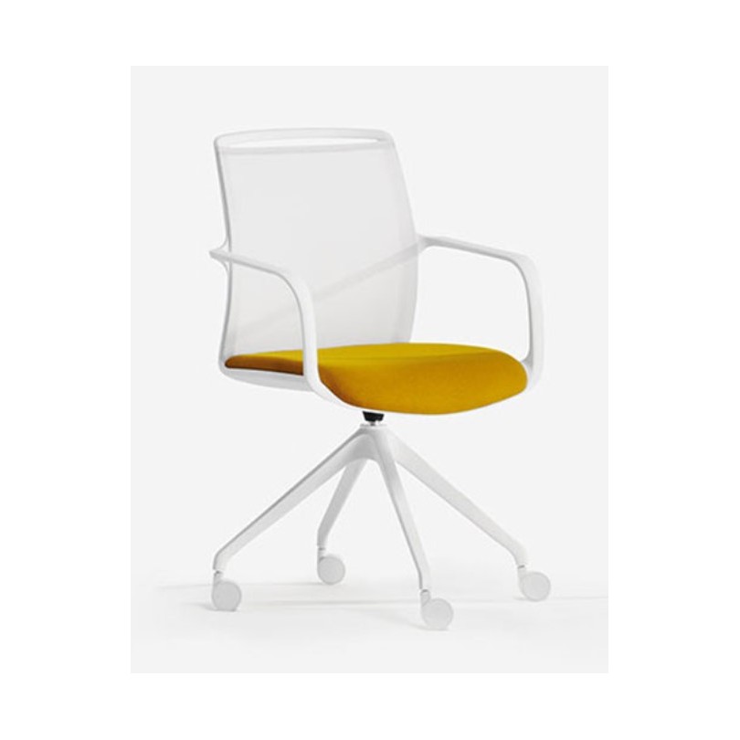 Sedia visitatore ZED con schienale in... Sedia visitatore ZED con schienale in...