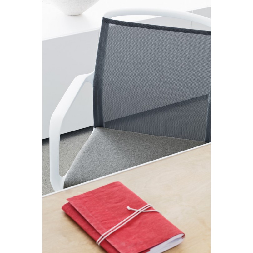 Sedia visitatore ZED con schienale in... Sedia visitatore ZED con schienale in...