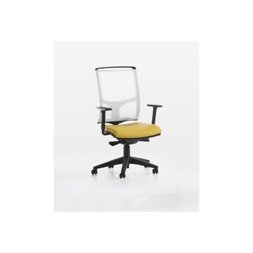 Sedia ZED con schienale alto in rete...