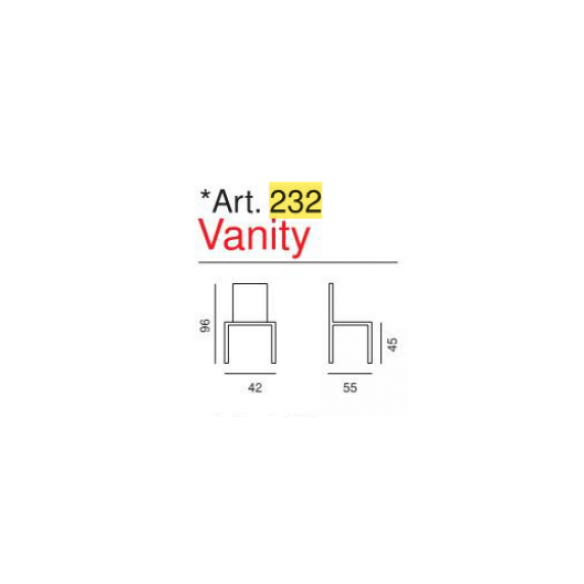Art. 232 - Vanity- La Seggiola