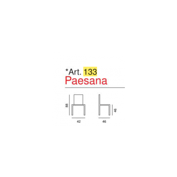 Art. 133 - Paesana - La Seggiola