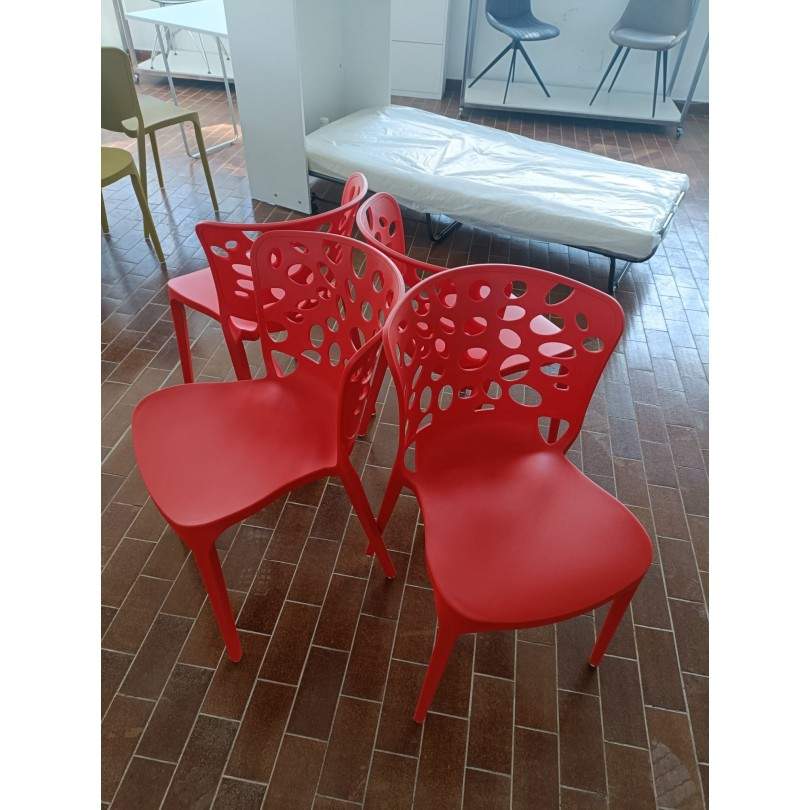 set 4 pz. sedia mod. AMBER...