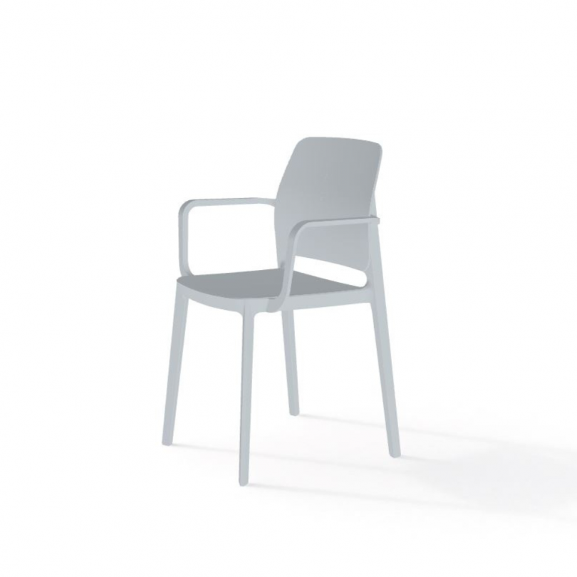 Sedia TIPA con braccioli impilabile -...