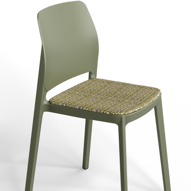 Sedia TIPA con cuscino impilabile -... Sedia TIPA con cuscino impilabile -...