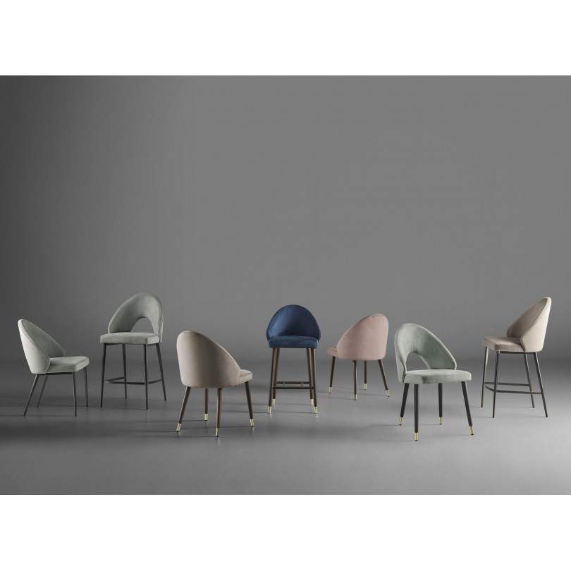 Sedia DIANA.TT rivestimento in pelle...