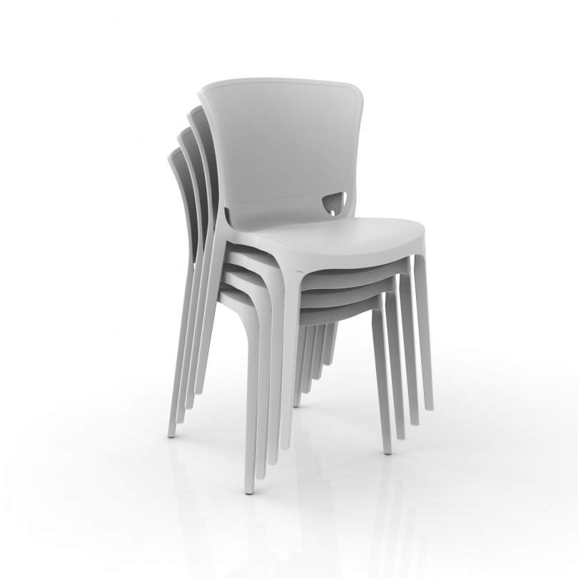 Sedia mod. JUMBO in polipropilene...