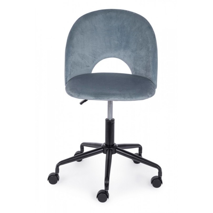 SEDIA UFF. LINZEY AZZURRO