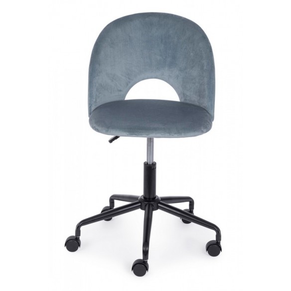 SEDIA UFF. LINZEY AZZURRO