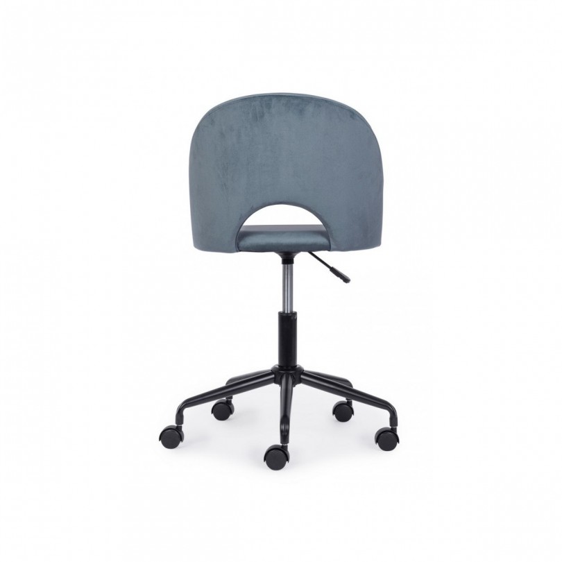 SEDIA UFF. LINZEY AZZURRO