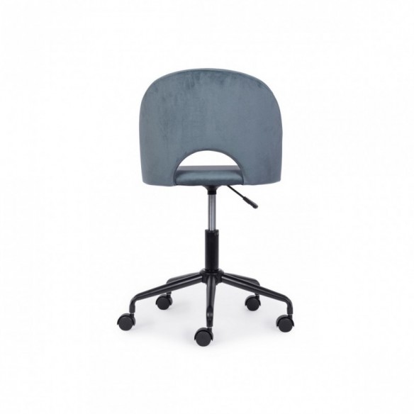 SEDIA UFF. LINZEY AZZURRO