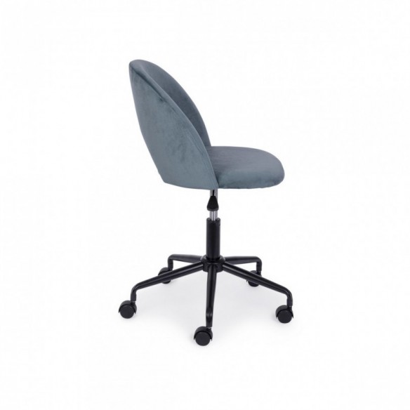 SEDIA UFF. LINZEY AZZURRO