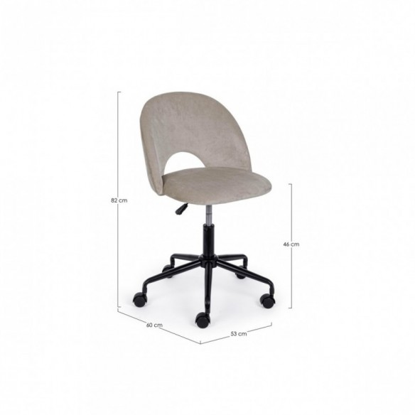 SEDIA UFF. LINZEY TORTORA