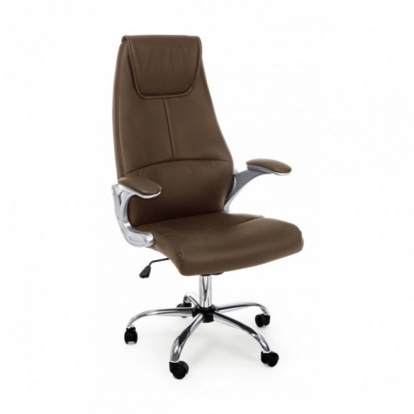 POLTRONA UFFICIO C-BR CAMBERRA MARRONE