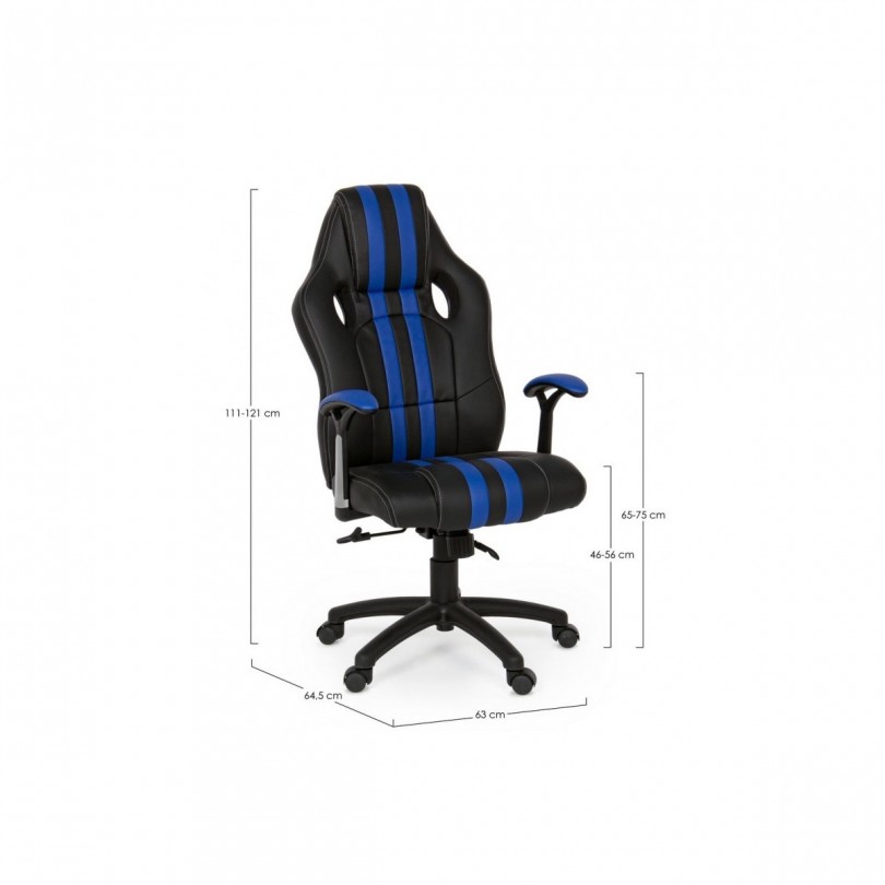 POLTRONA UFFICIO C-BR SPIDER BLU POLTRONA UFFICIO C-BR SPIDER BLU