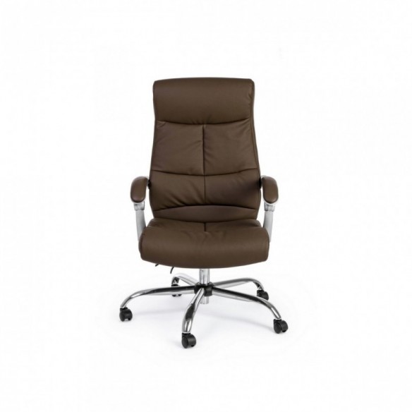 POLTRONA UFF.C-BR LISBONA MARRONE RECLIN
