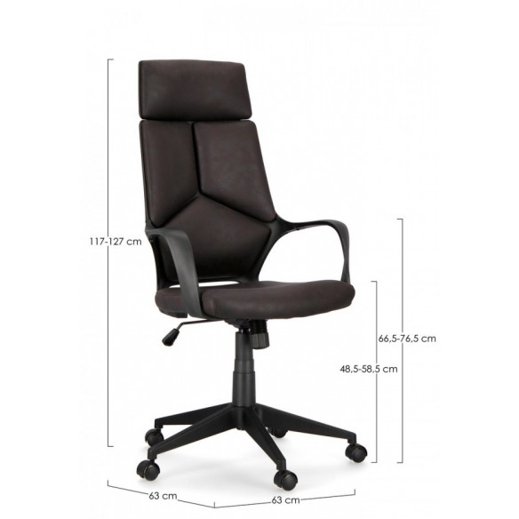 POLTRONA UFF.DAMON SCH.ALTO NERO POLTRONA UFF.DAMON SCH.ALTO NERO