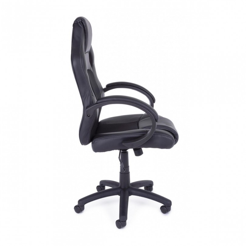 POLTRONA UFF C-BR RACING NERO