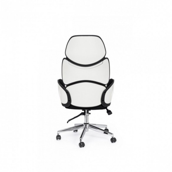 POLTRONA UFF. ARMSTRONG NERO-BIANCO