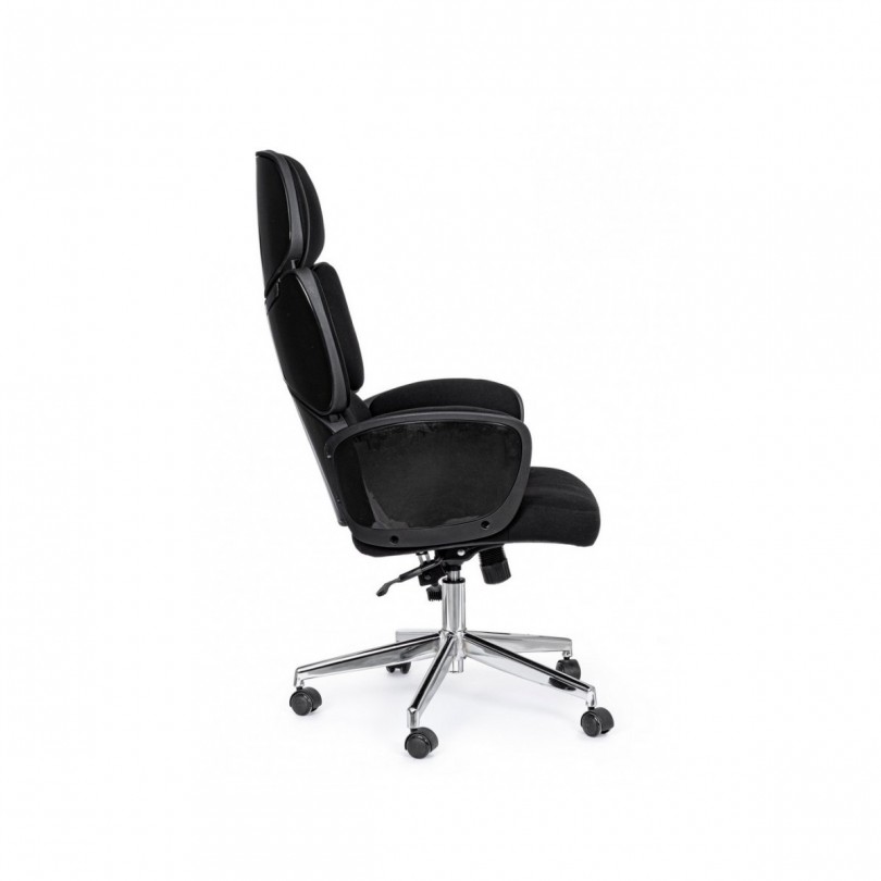 POLTRONA UFF. ARMSTRONG NERO-NERO