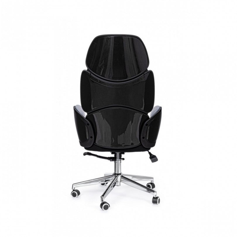 POLTRONA UFF. ARMSTRONG GRIGIO SC-NERO