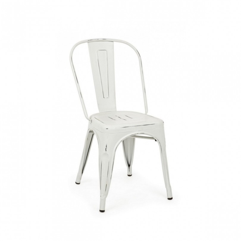 SEDIA MINNESOTA BIANCO ANTICO