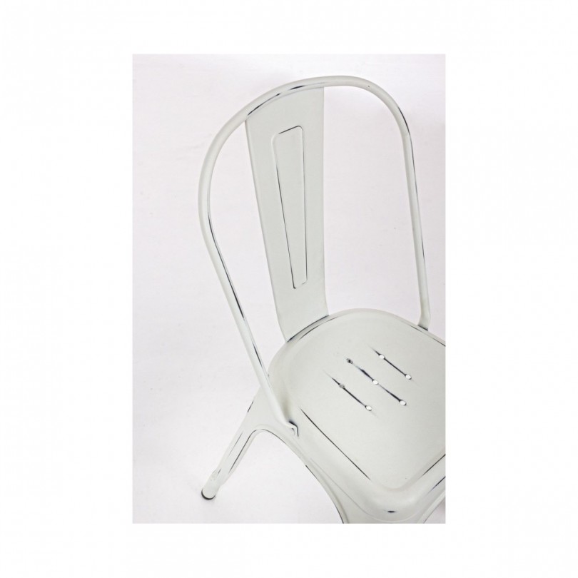 SEDIA MINNESOTA BIANCO ANTICO