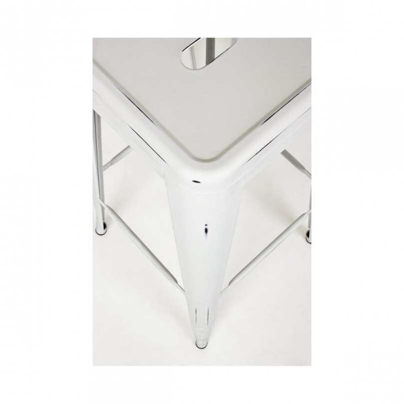 SGABELLO BAR MINNESOTA BIANCO ANTICO H76