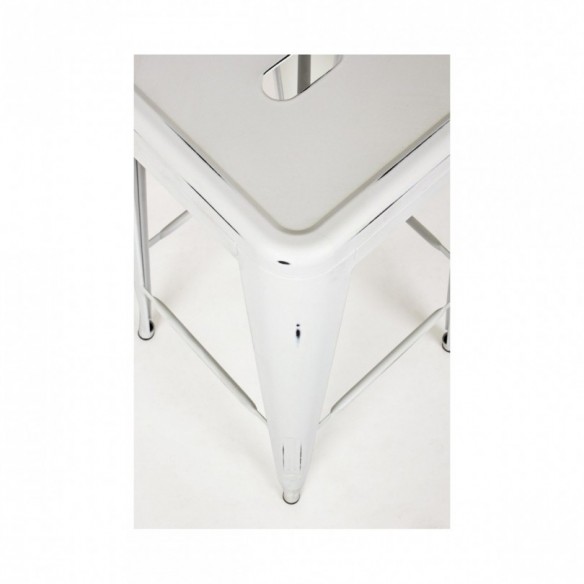 SGABELLO BAR MINNESOTA BIANCO ANTICO H76